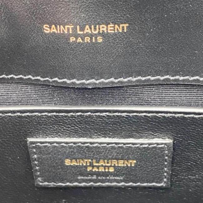 Saint Laurent Monogram Loulou Small Monogram 2020 Black Leather Shoulder Bag - photo 11