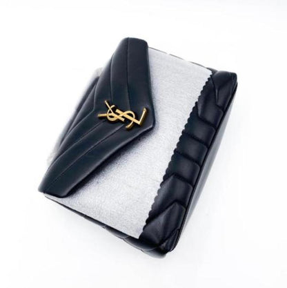 Saint Laurent Monogram Loulou Small Monogram 2020 Black Leather Shoulder Bag - photo 3