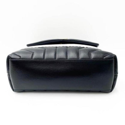 Saint Laurent Monogram Loulou Small Monogram 2020 Black Leather Shoulder Bag - photo 4