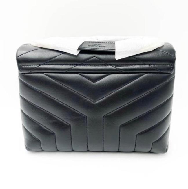 Saint Laurent Monogram Loulou Small Monogram 2020 Black Leather Shoulder Bag - photo 5