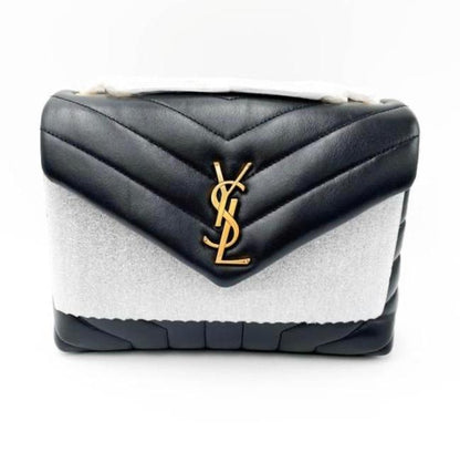 Saint Laurent Monogram Loulou Small Monogram 2020 Black Leather Shoulder Bag - photo 6