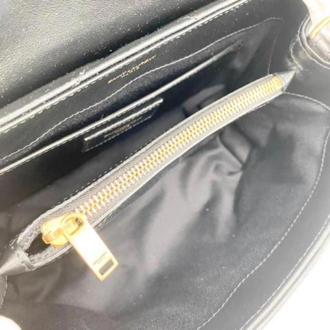 Saint Laurent Monogram Loulou Small Monogram 2020 Black Leather Shoulder Bag - photo 7