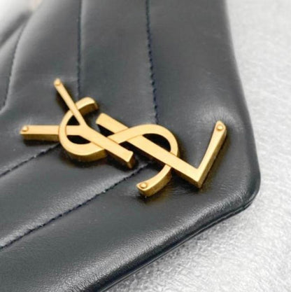 Saint Laurent Monogram Loulou Small Monogram 2020 Black Leather Shoulder Bag - photo 8