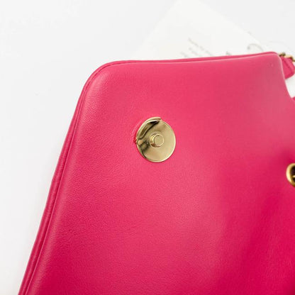 Saint Laurent Monogram Loulou Small Pink Leather Shoulder Bag - photo 9
