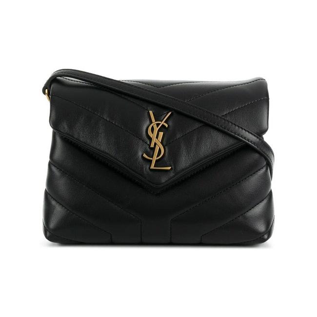 Saint Laurent Monogram Loulou Toy Quilted Black Cross Body Bag - photo 1
