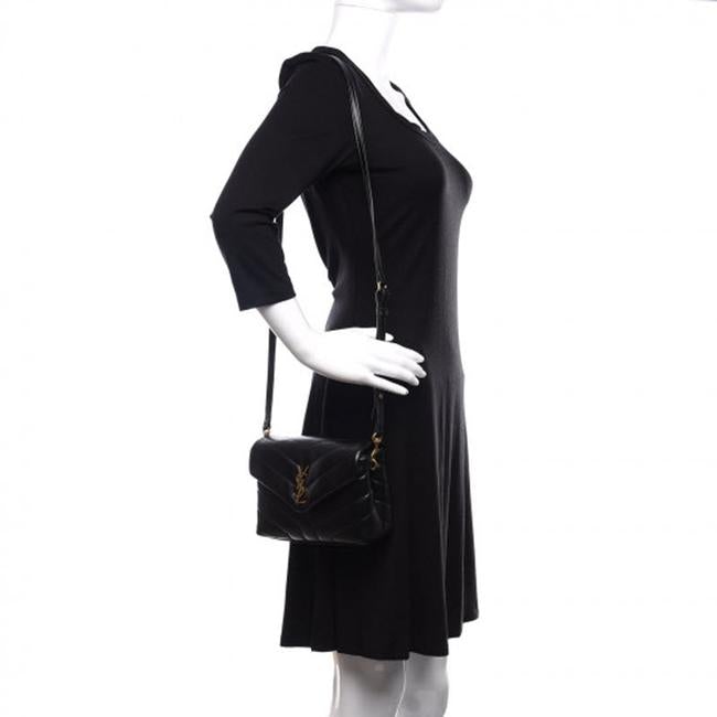 Saint Laurent Monogram Loulou Toy Quilted Black Cross Body Bag - photo 2