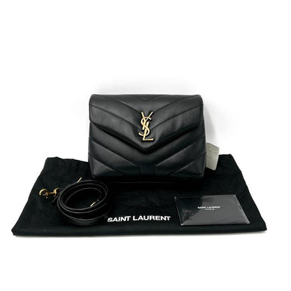 Saint Laurent Monogram Loulou Toy Quilted Black Cross Body Bag - photo 3
