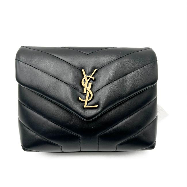 Saint Laurent Monogram Loulou Toy Quilted Black Cross Body Bag - photo 4