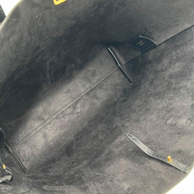 Saint Laurent Monogram Shopping Medium East/West Black Leather Tote - photo 10