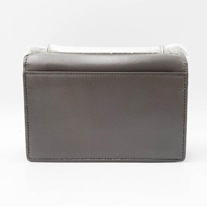 Saint Laurent Monogram Sunset Chain Wallet Calfskin Grey Leather Shoulder Bag - photo 5