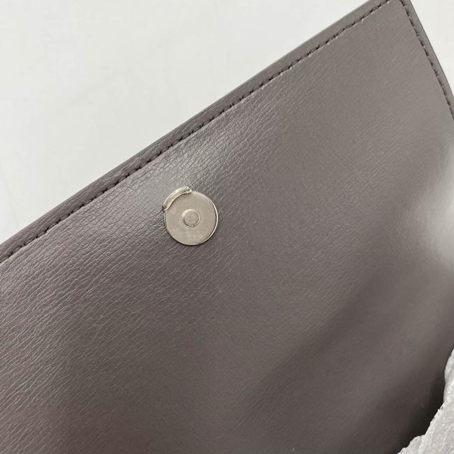 Saint Laurent Monogram Sunset Chain Wallet Calfskin Grey Leather Shoulder Bag - photo 10