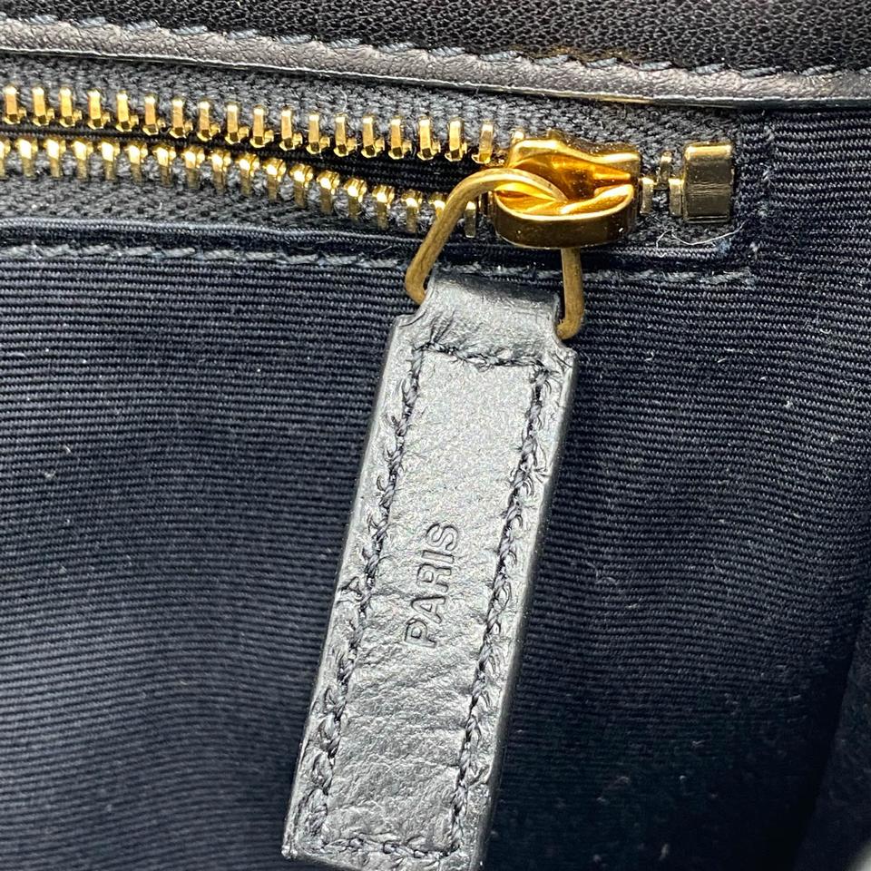 Saint Laurent Niki Medium Ysl Monogram Quilted Calf Flap Black Leather Shoulder Bag - image 11