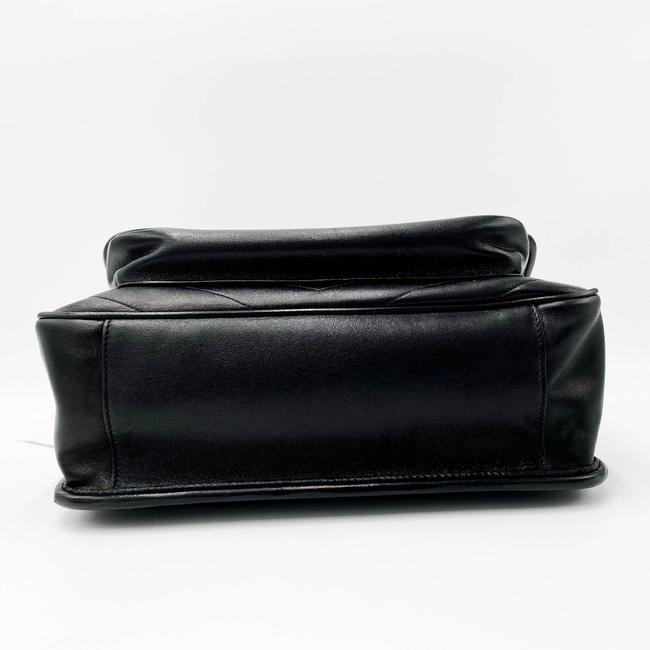 Saint Laurent Niki Medium Ysl Monogram Quilted Calf Flap Black Leather Shoulder Bag - image 4