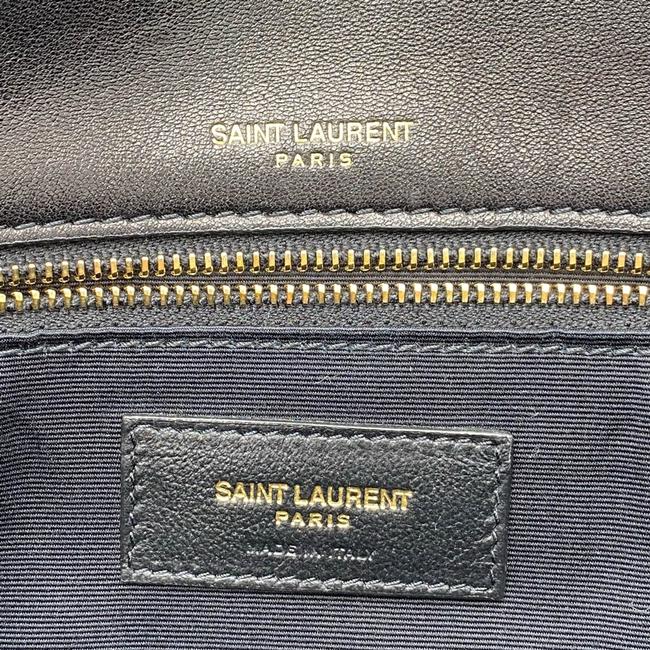 Saint Laurent Niki Medium Ysl Monogram Quilted Calf Flap Black Leather Shoulder Bag - image 10