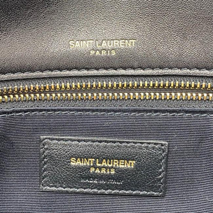 Saint Laurent Niki Medium Ysl Monogram Quilted Calf Flap Black Leather Shoulder Bag - image 10