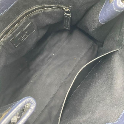 Saint Laurent Shoulder Bag Niki Medium Monogram Blue Patent Leather Tote - photo 10