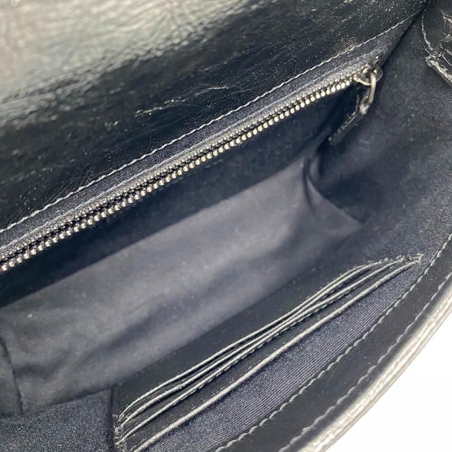 Saint Laurent Wallet on Chain Niki Ysl Monogram Vintage Calfskin Black Leather Shoulder Bag - image 10