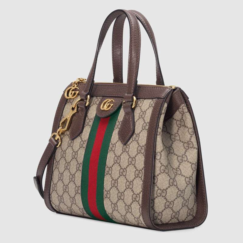 Ophidia small GG tote bag Brown leather - image 2