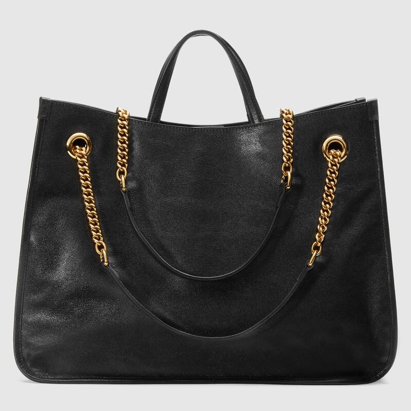 Gucci Horsebit 1955 large tote bag Black leather - photo 3