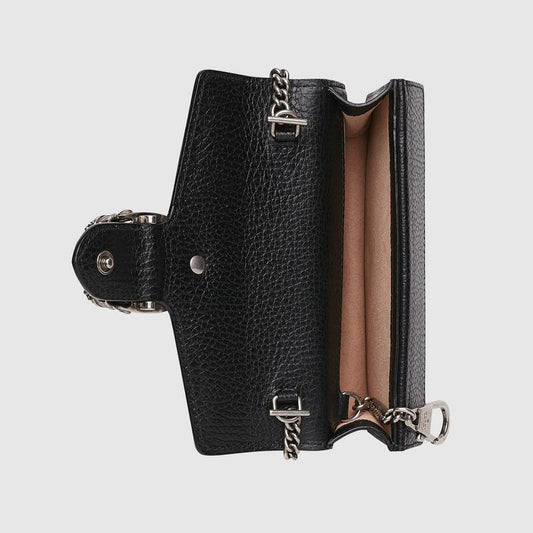 Dionysus leather super mini bag Black leather - image 2