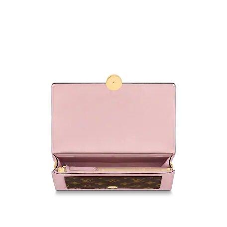 Louis Vuitton FLORE CHAIN WALLET Rose Ballerine Pink - image 5