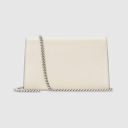 Dionysus super mini leather bag White leather - image 4