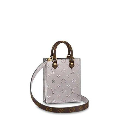 Louis Vuitton PETIT SAC PLAT Bag Rose Ballerine Grey - image 2