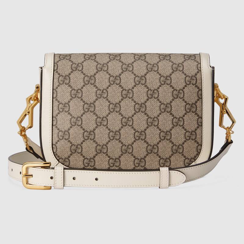 Gucci Horsebit 1955 mini bag white leather - image 3