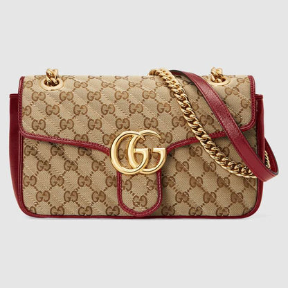 GG Marmont small shoulder bag Red Leather - image 1