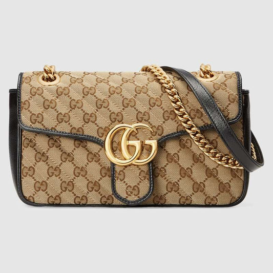 GG Marmont small shoulder bag Black leather - image 1