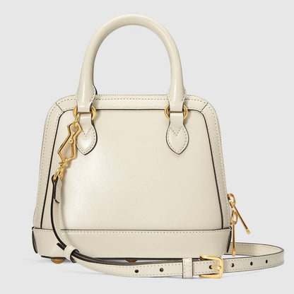 Gucci Horsebit 1955 mini top handle bag White leather - photo 2